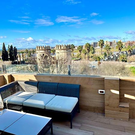 Alojamientos Puerta Palma Con Vistas Y Parking Badajoz Dış mekan fotoğraf